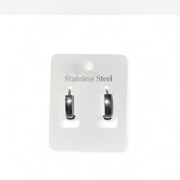 Small Business Jewelry - Stainless Steel Hoop Earrings